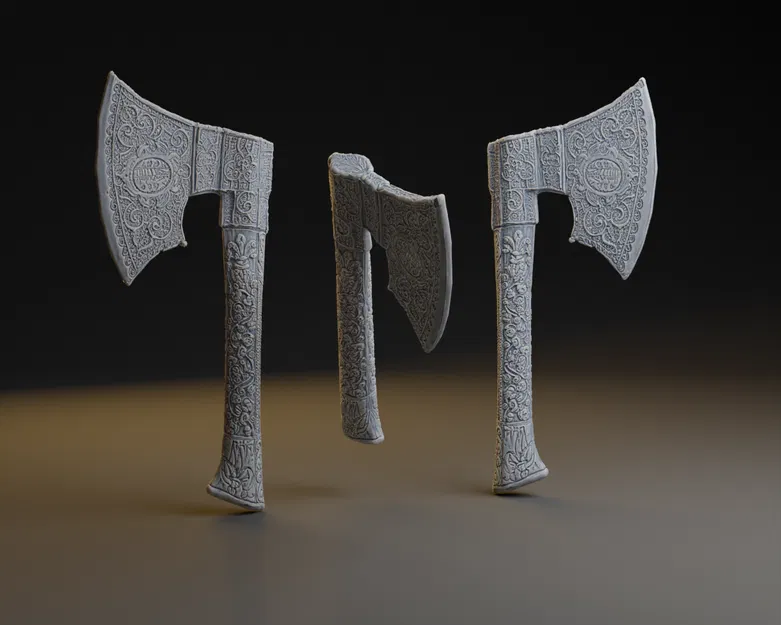 Rìu Tay Đức Trang Trí Công Phu - Image 1