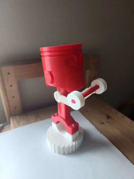 Mô hình piston vui vẻ tập thể dục với thanh đòn dài - Image 2