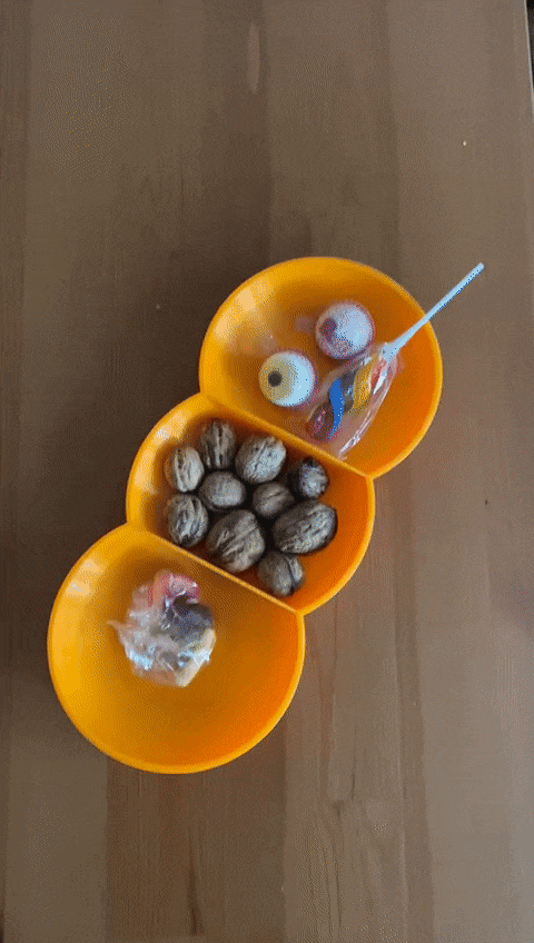 Khay Đựng Đồ Ăn Vặt 3 Ngăn