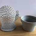 Hộp Cắm Bút Xương Rồng Voronoi - Thumbnail 4