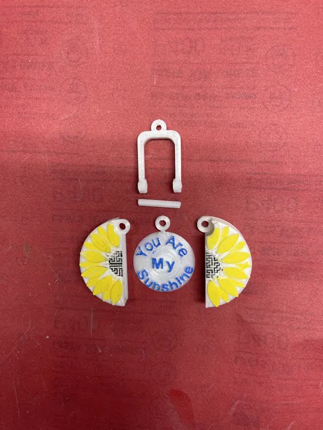 Charm Dây Chuyền "You Are My Sunshine" (Hoa Hướng Dương Có Lời Chúc) - Image 6