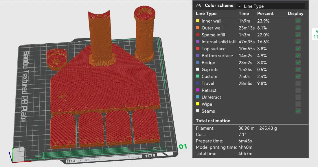 Giá đỡ cuộn dây gắn hông AMS (Yet Another AMS Side Mounted Spool Holder) - Image 2