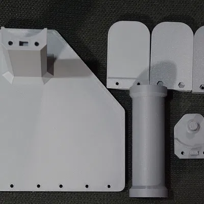 Giá đỡ cuộn dây gắn hông AMS (Yet Another AMS Side Mounted Spool Holder)