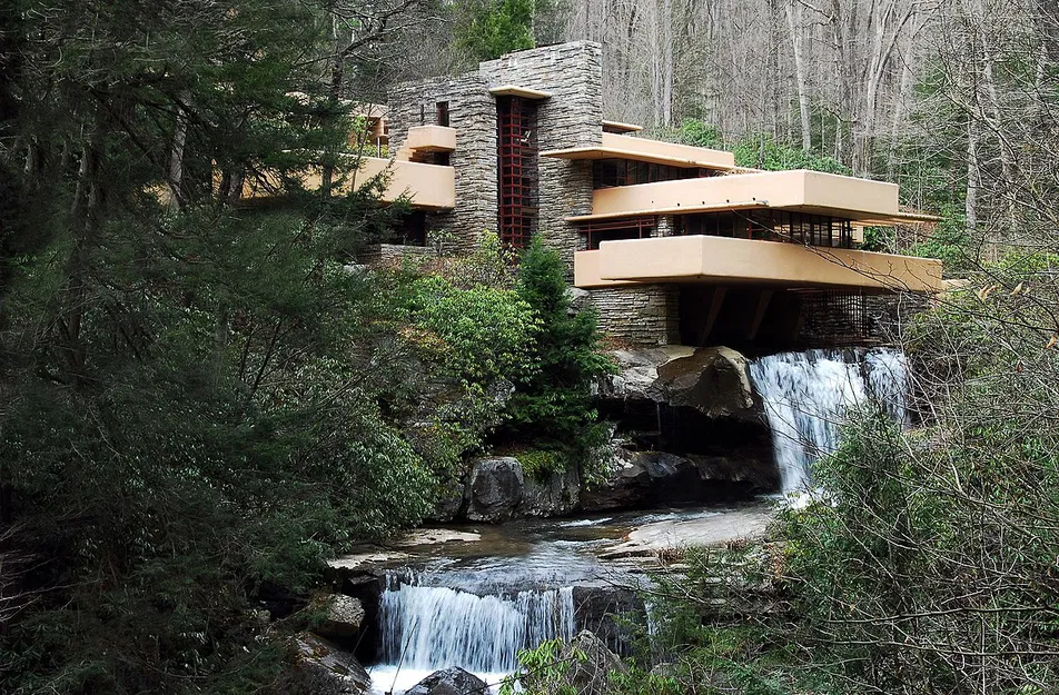 Mô Hình Nhà Thác Nước Frank Lloyd Wright - Falling Water - Image 1