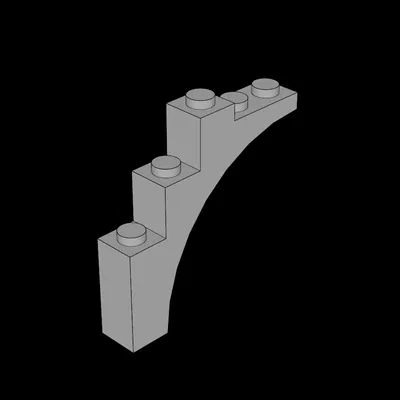 Vòm Lego Tương thích (2339.dat) 1 x 5 x 4