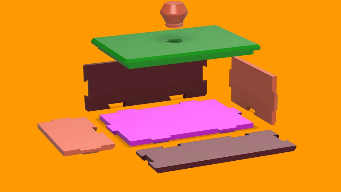 Hộp Mộng Đơn Giản Có Nắp - Image 4