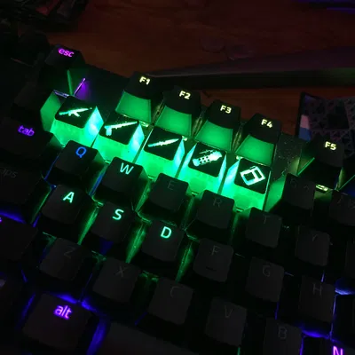 Keycap Chọn Vũ Khí Counter Strike (Thay Thế Keycap Bàn Phím)