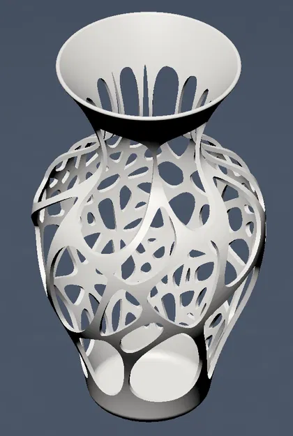 Bộ Bình Hoa Cổ Điển Họa Tiết Voronoi - Image 2