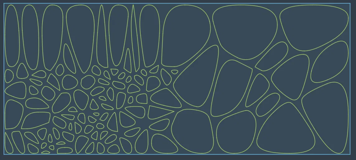 Bộ Bình Hoa Cổ Điển Họa Tiết Voronoi - Image 3