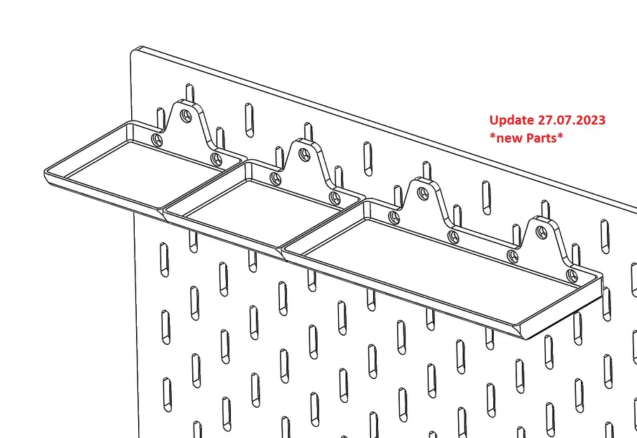 Hệ Thống Lưu Trữ Module Cho Ikea Skadis - Image 7