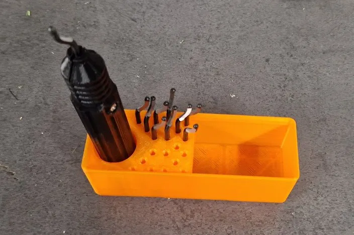 Chân cắm Gọt Cạnh Deburring Tool theo chuẩn Gridfinity - Image 1