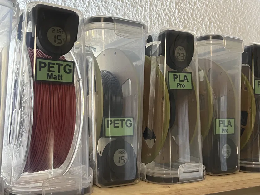 Giá đỡ Cuộn và Hạt hút ẩm kèm Nhãn Filament - Hộp Ngũ Cốc - Hộp Chống Ẩm - Image 2