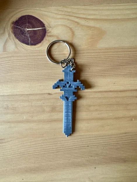 Móc Khóa Pixel Master Sword - Image 1