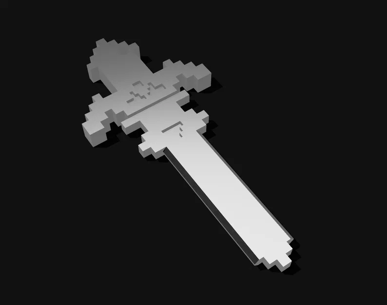Móc Khóa Pixel Master Sword - Image 2