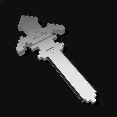 Móc Khóa Pixel Master Sword