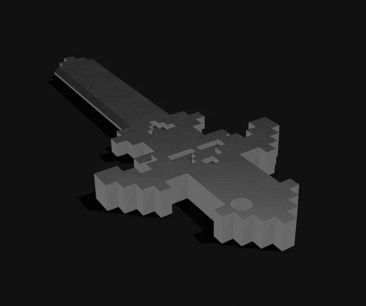 Móc Khóa Pixel Master Sword - Image 3