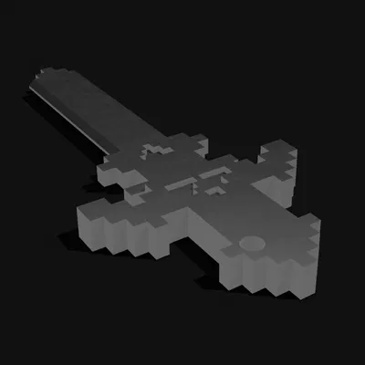 Móc Khóa Pixel Master Sword