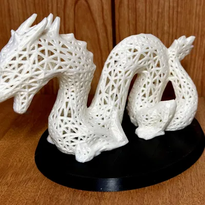 Rồng Trung Hoa Phong Cách Voronoi