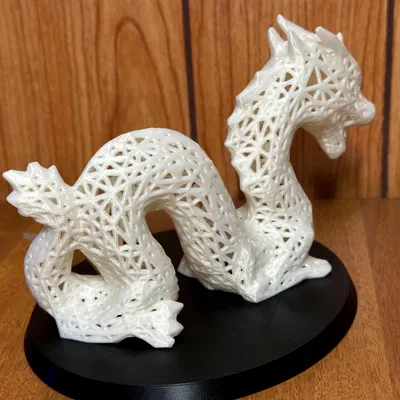 Rồng Trung Hoa Phong Cách Voronoi