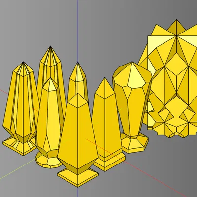 Bộ Địa Hình Tượng Tháp Obelisk