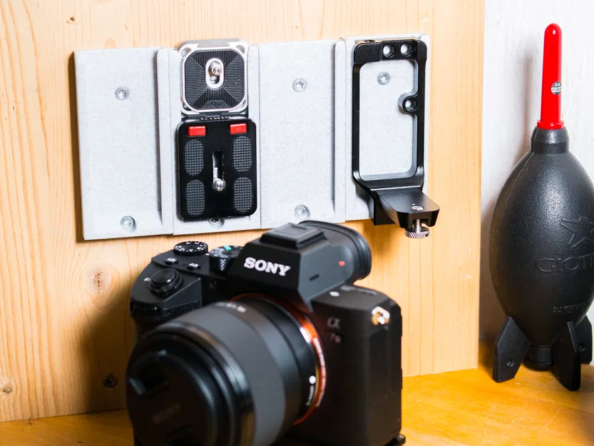 Giá đỡ Arca-Swiss gắn tường cho 4 máy ảnh, plate hoặc phụ kiện - Image 4