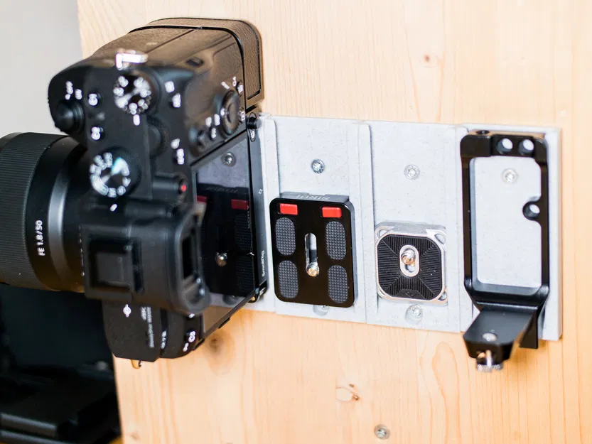 Giá đỡ Arca-Swiss gắn tường cho 4 máy ảnh, plate hoặc phụ kiện - Image 5