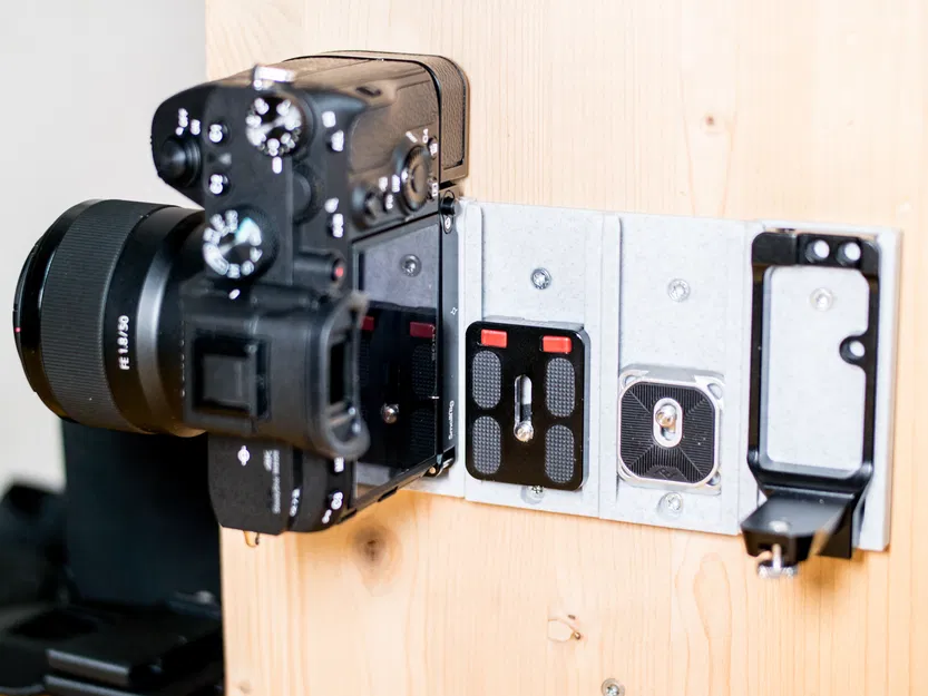 Giá đỡ Arca-Swiss gắn tường cho 4 máy ảnh, plate hoặc phụ kiện - Image 7