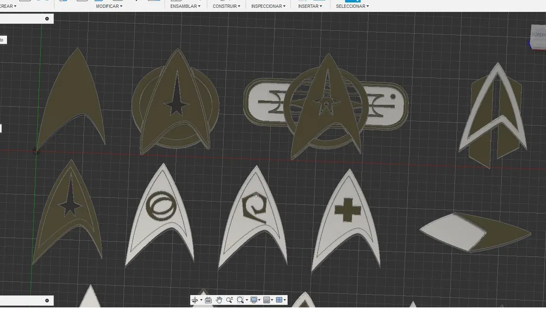 Huy Hiệu Star Trek Delta (phiên bản Star Trek) - Image 2