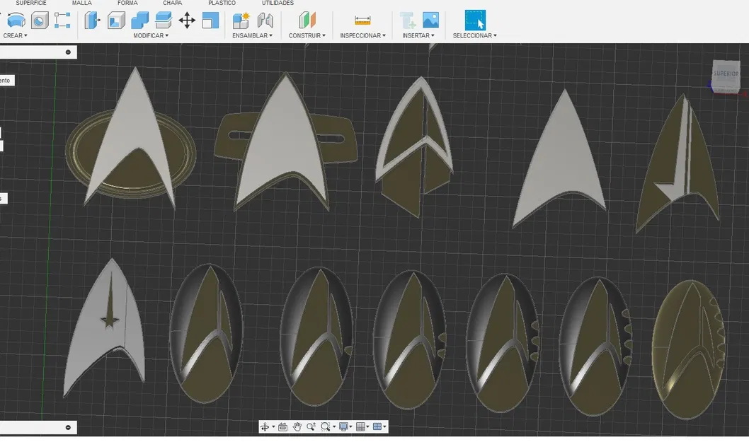 Huy Hiệu Star Trek Delta (phiên bản Star Trek) - Image 3