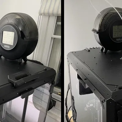 Socket Nạp/Dẫn Hướng Trên (PTFE qua Festo QSM M5-4) cho Tủ Nguồn Original Prusa cho Prusa MK4