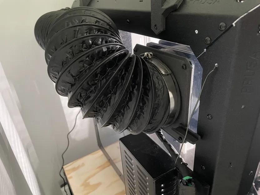 Ống Dẫn Khí Ra Ngoài Cho Lồng Máy Original Prusa (Quạt 120mm) - Image 4