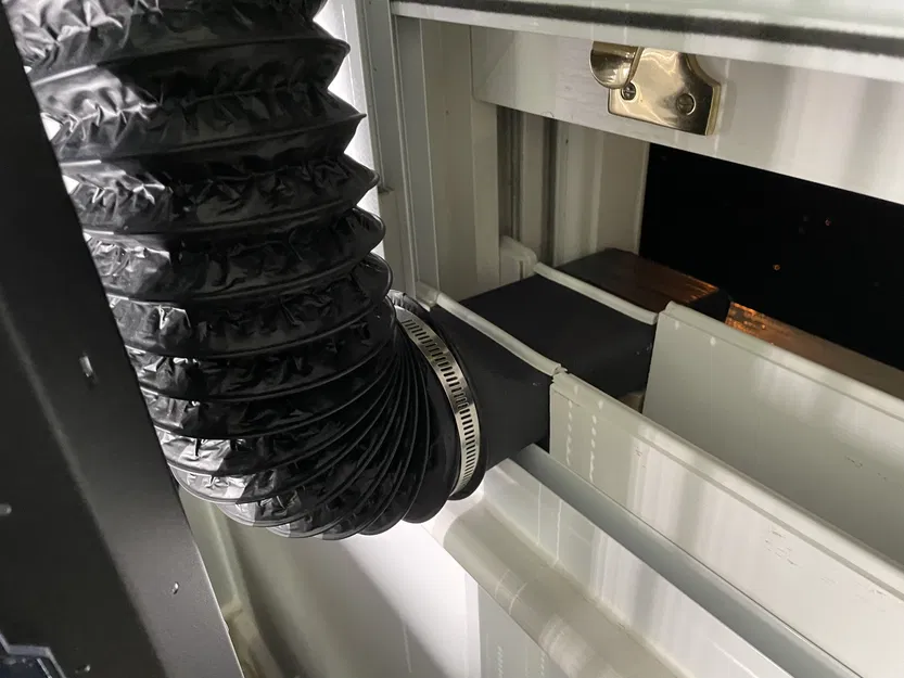 Ống Dẫn Khí Ra Ngoài Cho Lồng Máy Original Prusa (Quạt 120mm) - Image 5