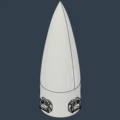 Chóp Tên Lửa Mô Hình Có Còi