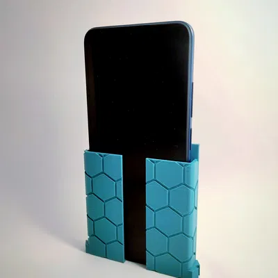 Giá Đỡ Điện Thoại/Trạm Sạc Treo Tường Họa Tiết Lục Giác