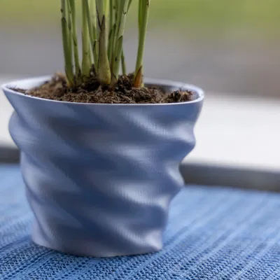 Chậu Hoa In 3D Thanh Lịch, Chống Thấm Nước và Bền Chắc