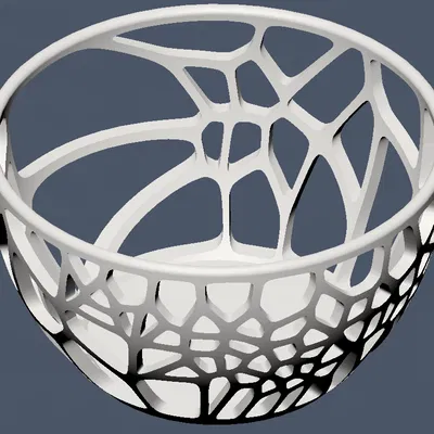 Tô Voronoi chỉ sử dụng voronoi sketch