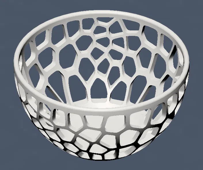 Tô Voronoi chỉ sử dụng voronoi sketch - Image 3