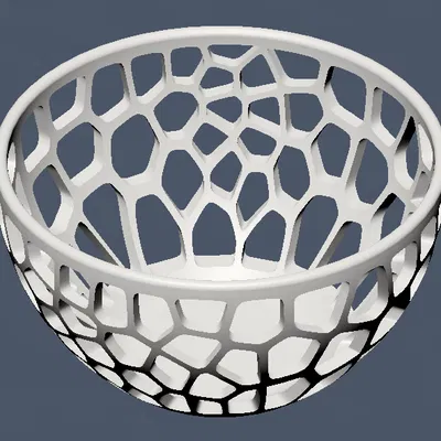 Tô Voronoi chỉ sử dụng voronoi sketch