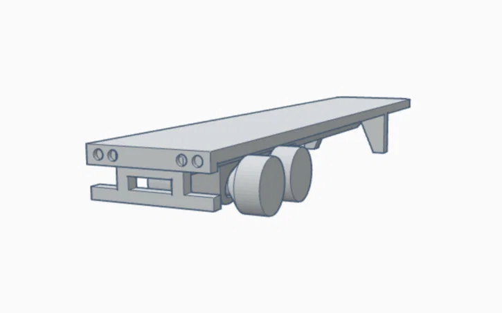 Xe Moóc Sàn Phẳng Mini 48 Foot - Image 2