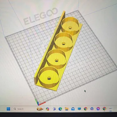 Chân đế giữ ống silicone