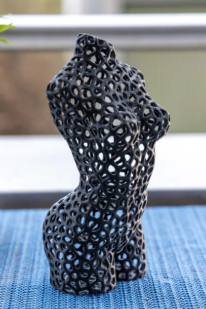 Tượng Nghệ Thuật Thân Hình Phụ Nữ Phong Cách Voronoi - Image 5