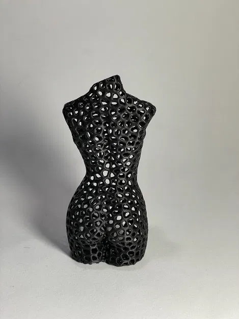Tượng Nghệ Thuật Thân Hình Phụ Nữ Phong Cách Voronoi - Image 7