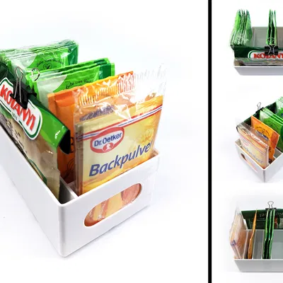 [gridfinity] Hộp đựng gói bột làm bếp (65mm đến 78mm rộng)