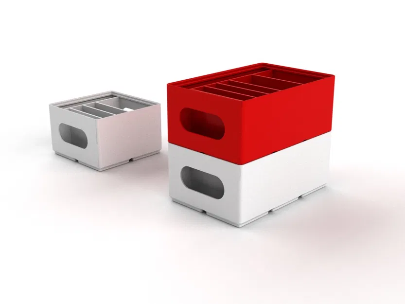 [gridfinity] Hộp đựng gói bột làm bếp (65mm đến 78mm rộng) - Image 4