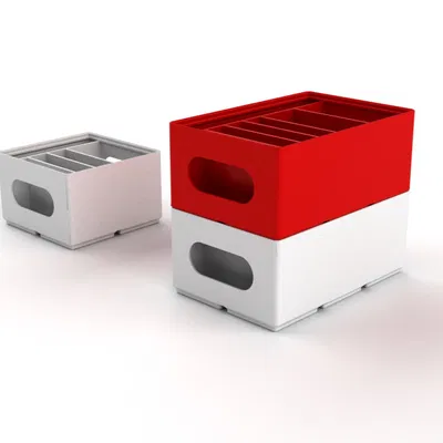 [gridfinity] Hộp đựng gói bột làm bếp (65mm đến 78mm rộng)