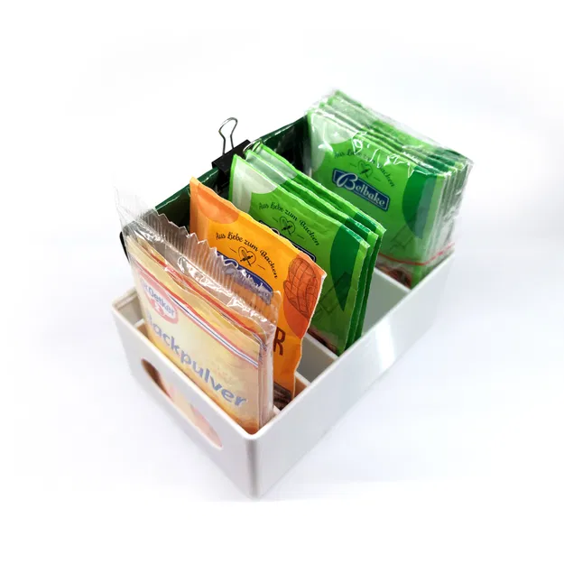 [gridfinity] Hộp đựng gói bột làm bếp (65mm đến 78mm rộng) - Image 7