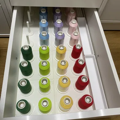 Chân Cuộn Chỉ Lớn Cho Gridfinity Kiểu Overlock