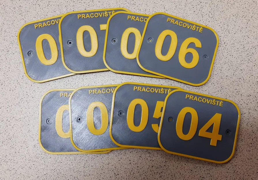 Tấm bảng cho Chỗ làm việc 1-10 - Image 1