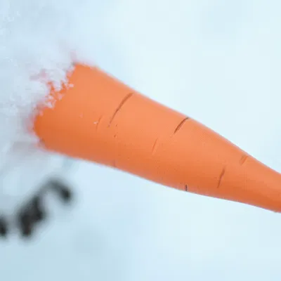 Mũi cà rốt cho người tuyết