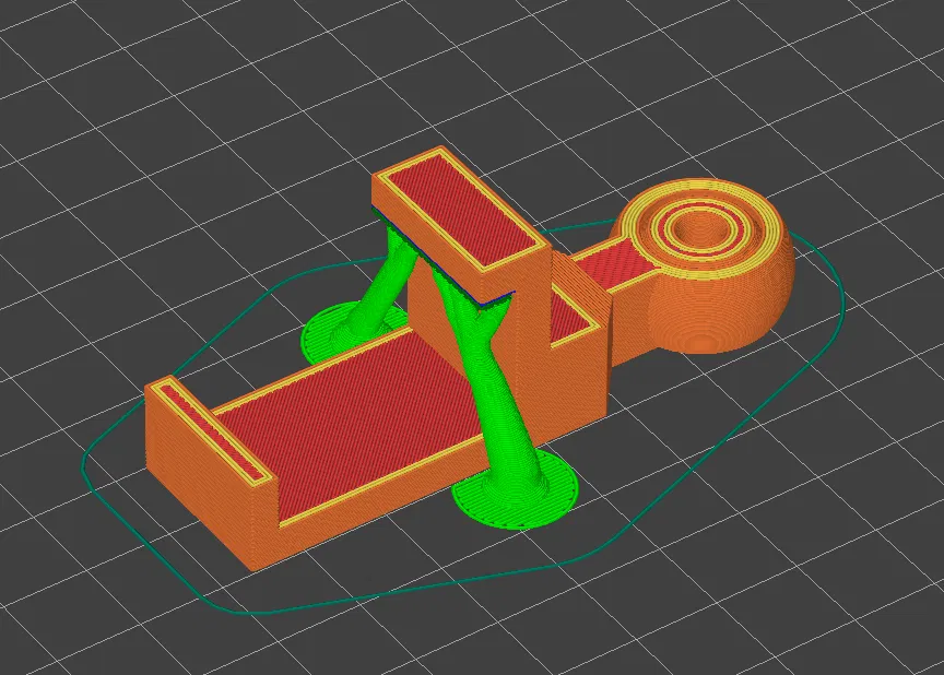 Khuôn dẫn dây tóc Ender-3 V3 SE Khớp Cầu In 1 Mảnh - Image 3